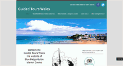 Desktop Screenshot of guidedtourswales.co.uk